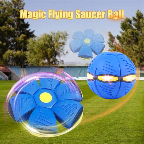 Jucărie pentru animale de companie Flying Saucer Ball pentru câini cu lumină